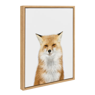 Sylvie Animal Studio Fox 3 Framed Canvas by Amy Peterson Art Studio