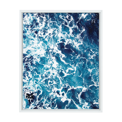 Sylvie Waves Framed Canvas by Simon Te Tai by kateandlaurel - product image 7 for Resin Society
