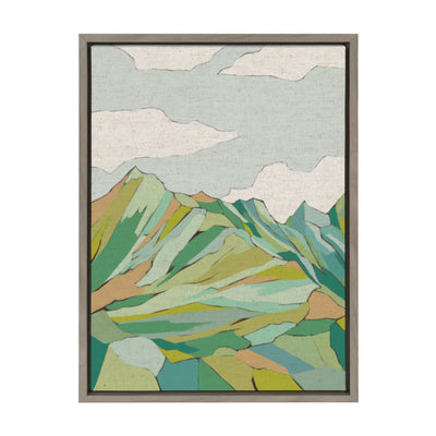 Sylvie Graubunden Framed Canvas by Nikita Jariwala
