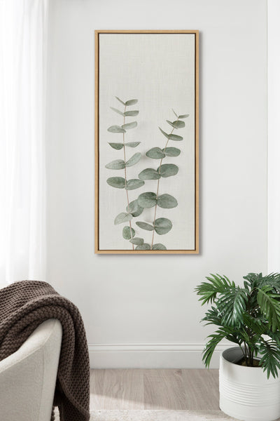 Sylvie Eucalyptus Botanical II Framed Canvas by The Creative Bunch by kateandlaurel - product image 10 for Resin Society