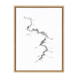 Sylvie Mountains Framed Canvas by kateandlaurel - product image 8 for Resin Society