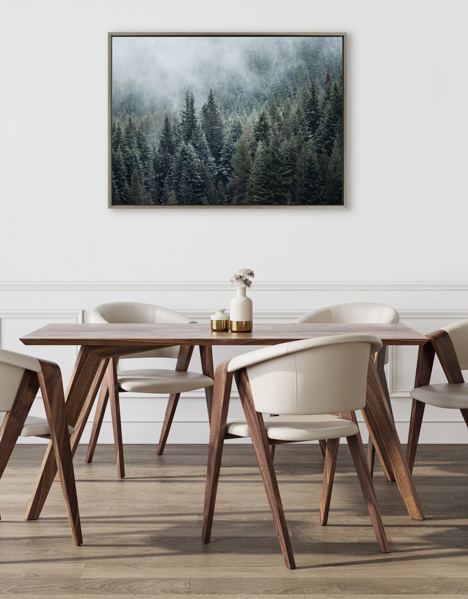 Sylvie Evergreen Dream 2 Framed Canvas by Emiko and Mark Franzen of F2Images