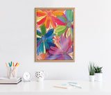 Blake Flowers on Glass 1 Framed Printed Art by kateandlaurel - product image 4 for Resin Society