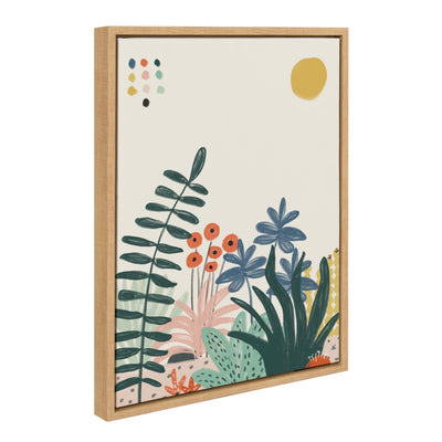 Sylvie Zen Garden 2 Framed Canvas by kateandlaurel - product image 2 for Resin Society