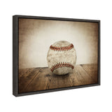 Sylvie Vintage Baseball Framed Canvas by kateandlaurel - product image 2 for Resin Society