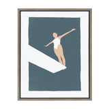 Sylvie Contemplation Framed Canvas by Rocket Jack by kateandlaurel - product image 10 for Resin Society