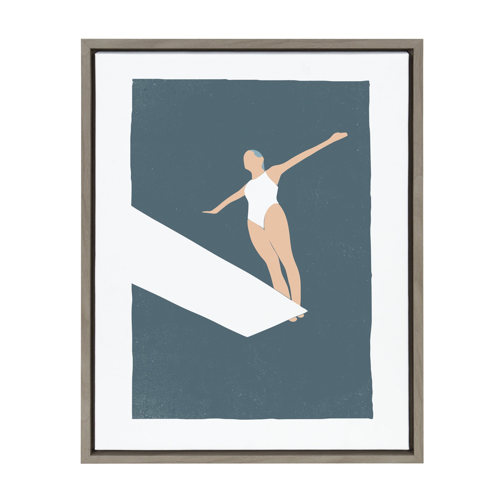 Sylvie Contemplation Framed Canvas by Rocket Jack by kateandlaurel - product image 10 for Resin Society