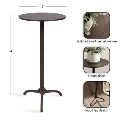 Henshall Metal Round Side Table