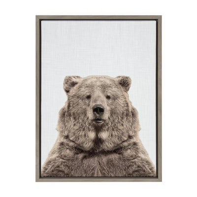 Sylvie Bear European Color Framed Canvas by kateandlaurel - product image 11 for Resin Society