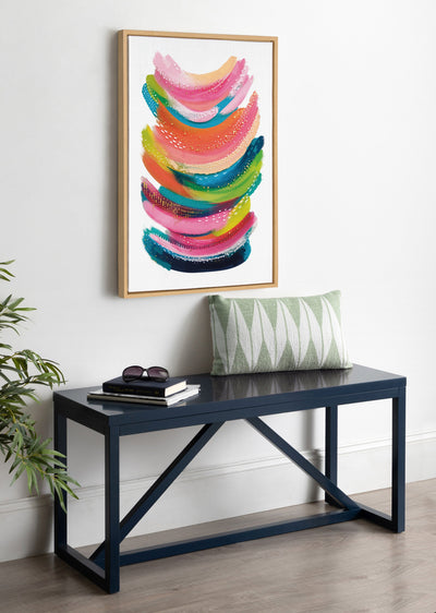 Sylvie Bright Abstract Framed Canvas