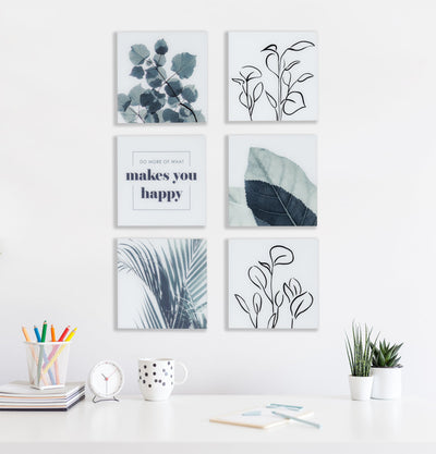 Botanical Greenery Floating Acrylic Set by kateandlaurel - product image 6 for Resin Society