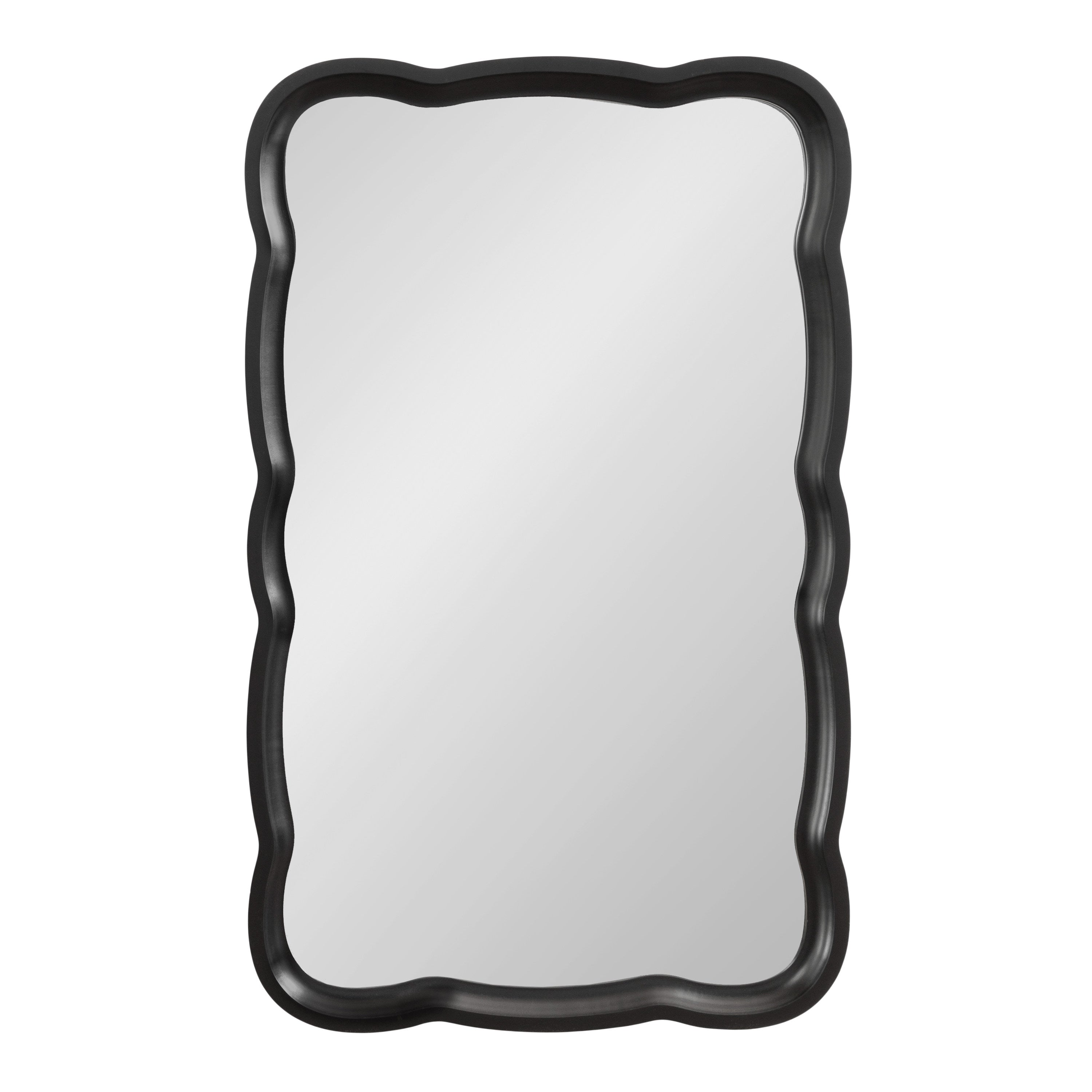 Hatherleigh Scallop Wood Wall Mirror by kateandlaurel - product image 15 for Resin Society