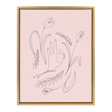 Sylvie We Are All OK Framed Canvas by kateandlaurel - main product image for Resin Society