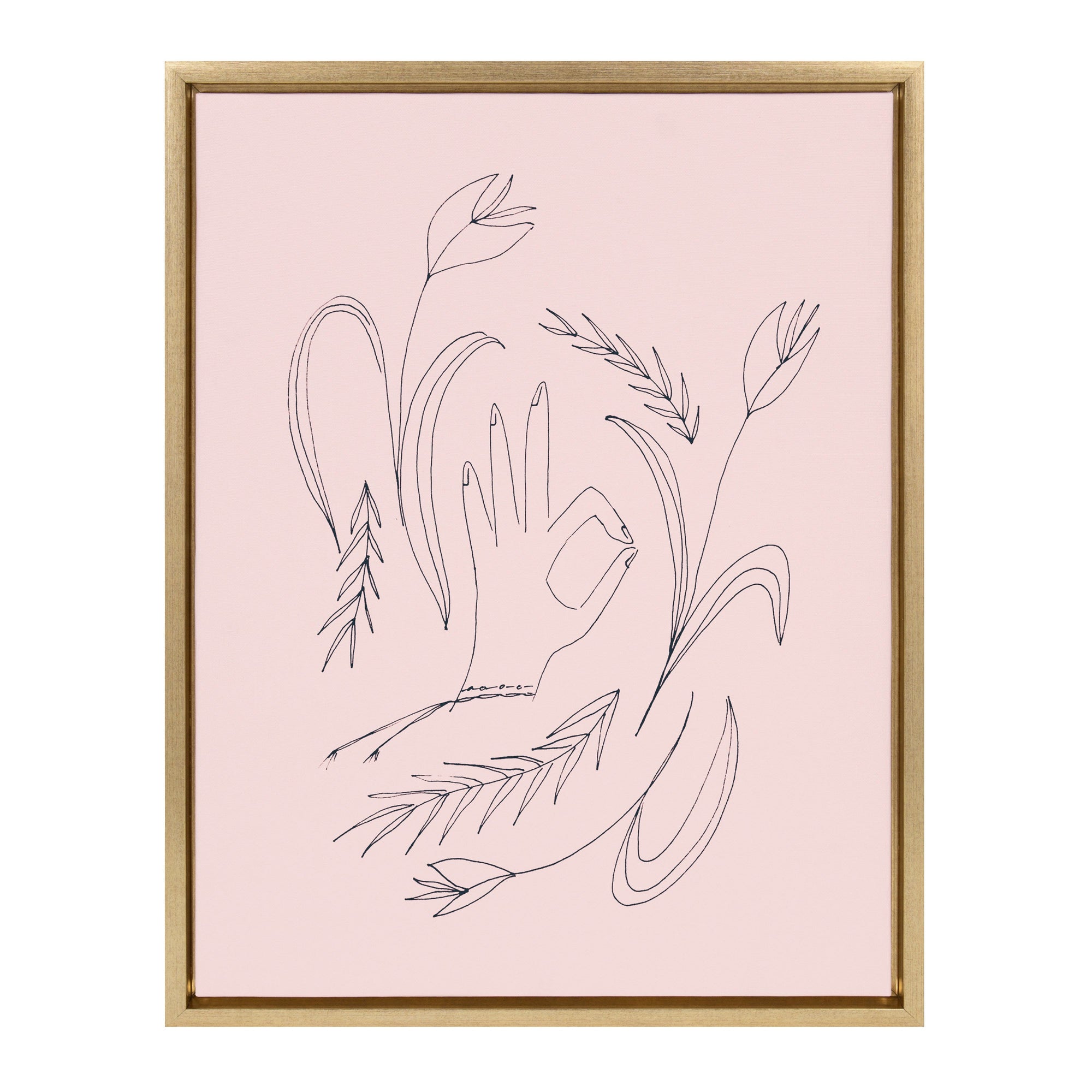 Sylvie We Are All OK Framed Canvas by kateandlaurel - product image 9 for Resin Society