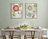 Sylvie Positano Inspired Framed Canvas Set by kateandlaurel - product image 8 for Resin Society