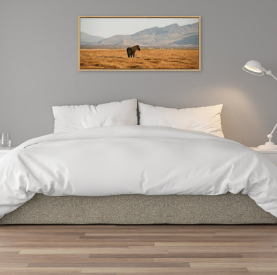 Sylvie Icelandic Horses No 3 Framed Canvas by Crystal Lynn Collins