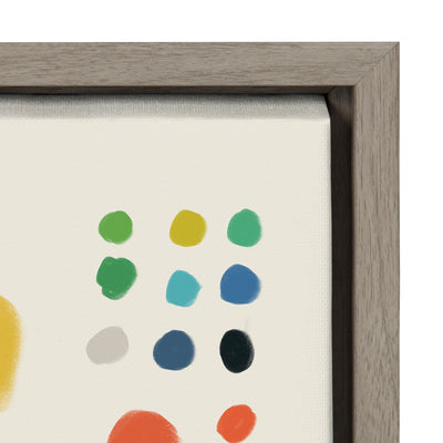 Sylvie Zen Garden 1 Framed Canvas by kateandlaurel - product image 3 for Resin Society