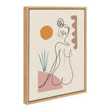 Sylvie Sunset Framed Canvas by kateandlaurel - product image 20 for Resin Society
