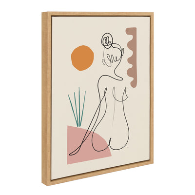Sylvie Sunset Framed Canvas by kateandlaurel - product image 20 for Resin Society