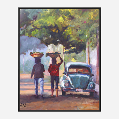 Walking Home From Market by John Beard Collection - product image 2 for Resin Society