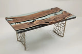 Resin Walnut River Dining Room Table by Gizz - product image 14 for Resin Society
