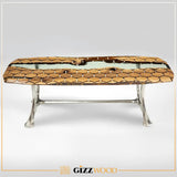 Hexagon Resin Dining Table by Gizz - product image 4 for Resin Society