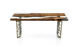 Resin Walnut River Dining Room Table by Gizz - product image 12 for Resin Society