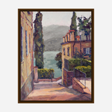 Waterside Villas Artist Enhanced Canvas Print by John Beard Collection - product image 7 for Resin Society