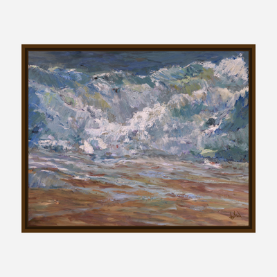 Waves Artist Enhanced Canvas Print by John Beard Collection - product image 7 for Resin Society