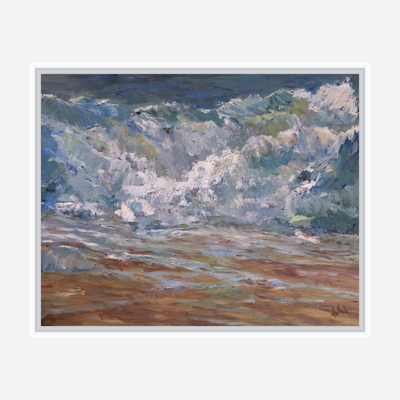 Waves Artist Enhanced Canvas Print by John Beard Collection - product image 6 for Resin Society