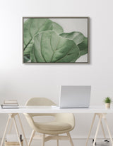 Sylvie Plant Study 6 Framed Canvas by kateandlaurel - product image 12 for Resin Society