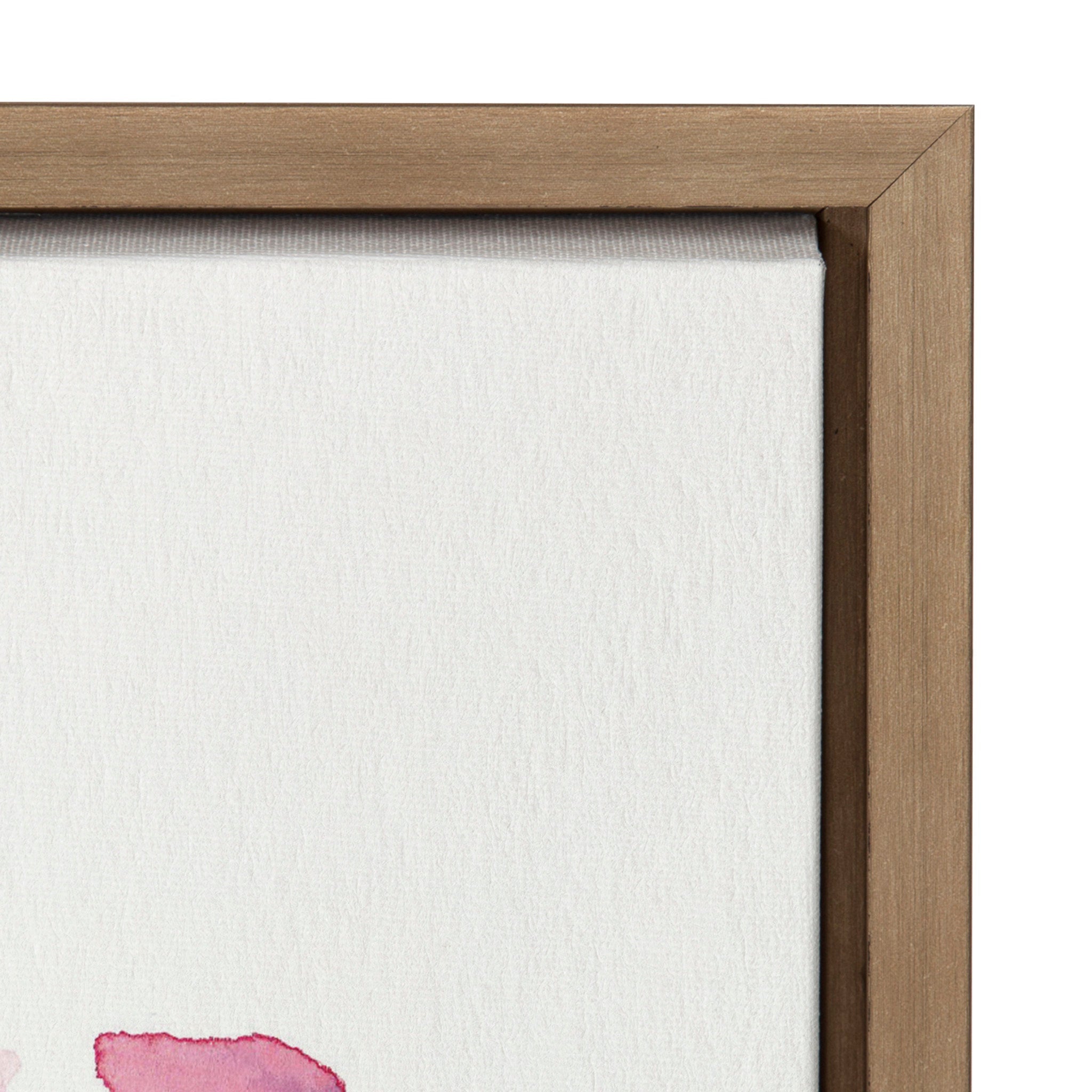 Sylvie Cherry Blossom 2 Framed Canvas by kateandlaurel - product image 3 for Resin Society