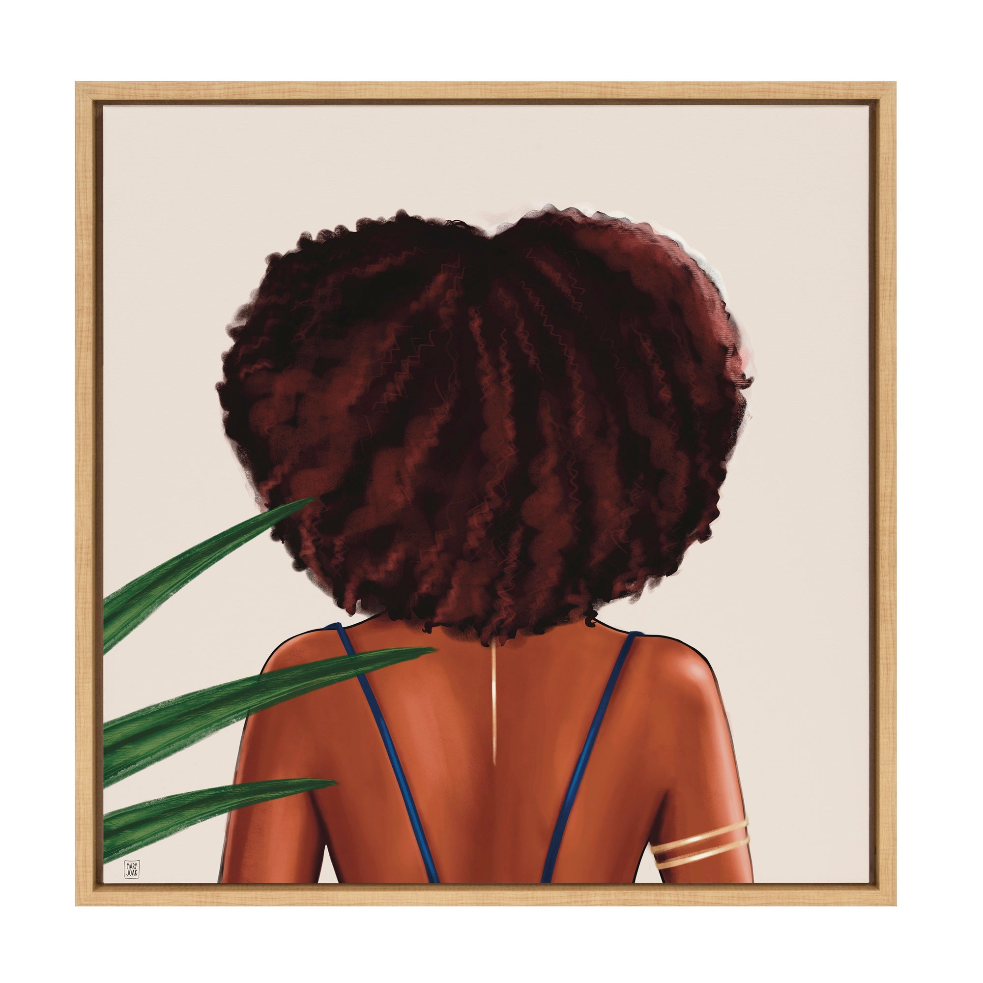Sylvie Whatever You Want Framed Canvas by kateandlaurel - main product image for Resin Society
