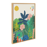 Sylvie Zen Garden 1 Framed Canvas by kateandlaurel - product image 16 for Resin Society
