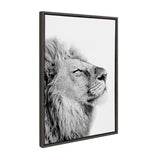 Sylvie Lion Self Actualizing Framed Canvas by kateandlaurel - product image 2 for Resin Society