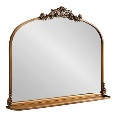 Arendahl Traditional Arch Mirror with Shelf by kateandlaurel - main product image for Resin Society