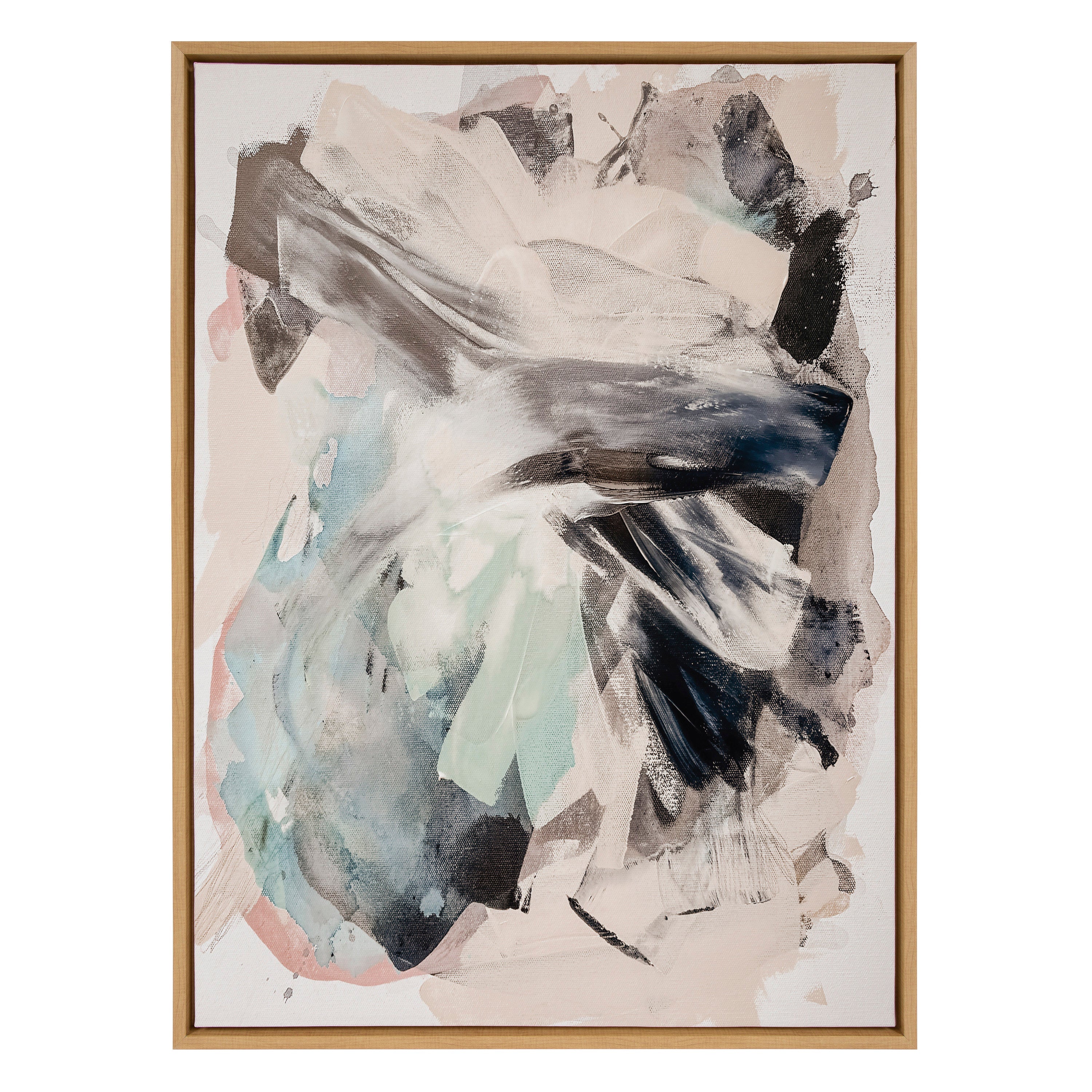 Sylvie Painted Flow II Framed Canvas by Amy Lighthall