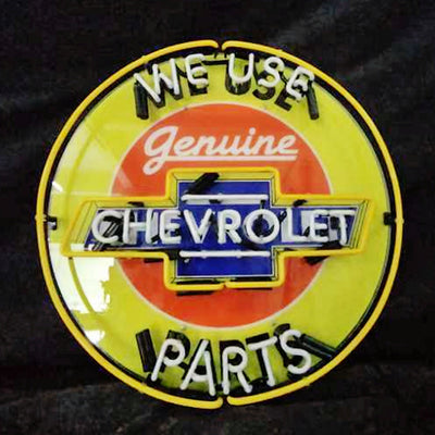 We Use Genuine Chevrolet Parts Neon Signs by Neon Signs Land - product image 3 for Resin Society