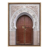 Sylvie Morocco Marrakech Door Framed Canvas by kateandlaurel - main product image for Resin Society