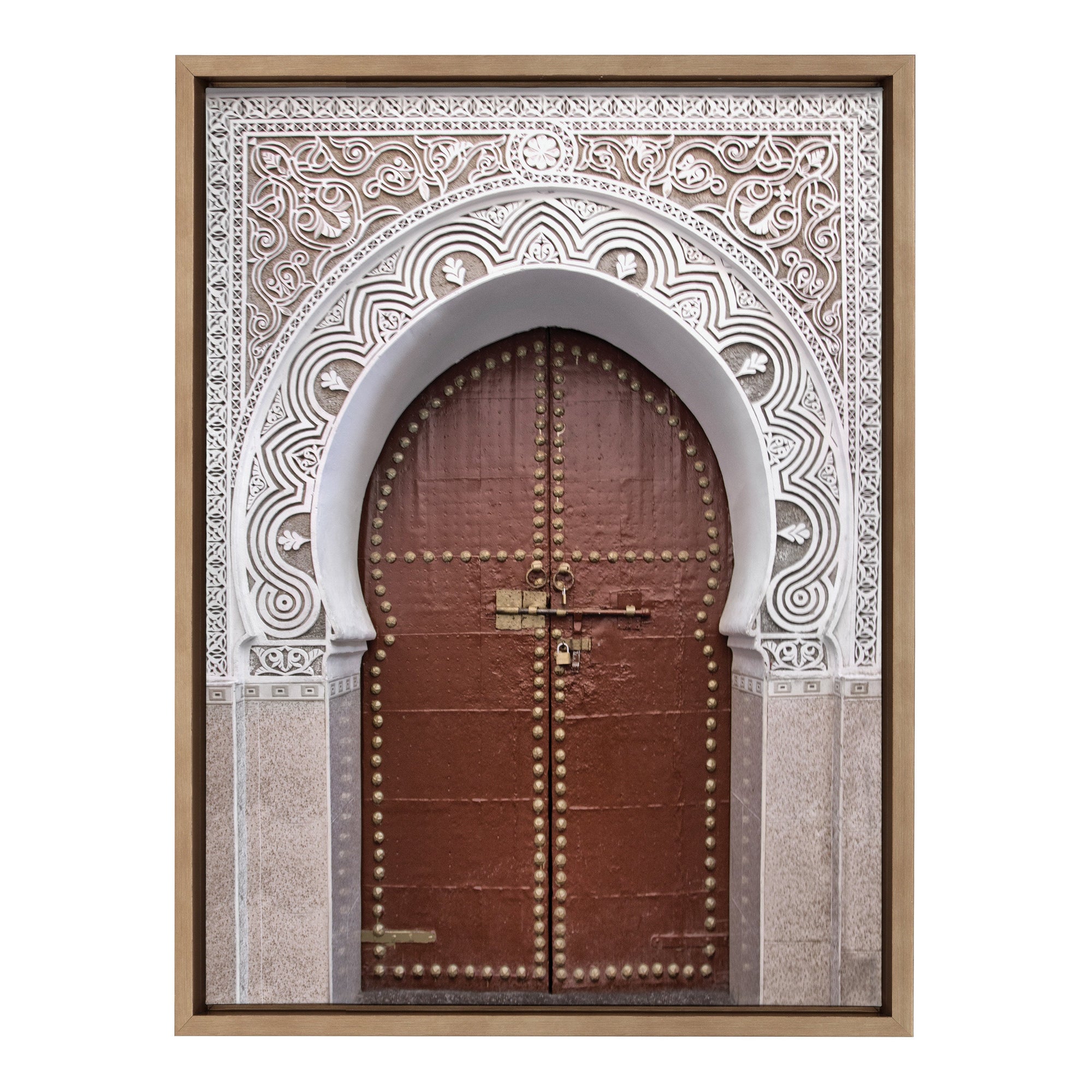 Sylvie Morocco Marrakech Door Framed Canvas by kateandlaurel - product image 10 for Resin Society