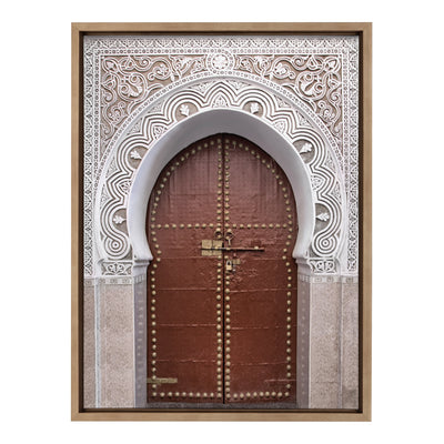 Sylvie Morocco Marrakech Door Framed Canvas by kateandlaurel - product image 10 for Resin Society