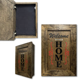 Hidden Gun Storage Cabinet Welcome to Our Home by Bellewood Designs - main product image for Resin Society