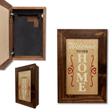Hidden Gun Storage Cabinet Welcome to Our Home by Bellewood Designs - main product image for Resin Society