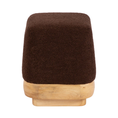 Sabri Square Ottoman Fabric and Wood