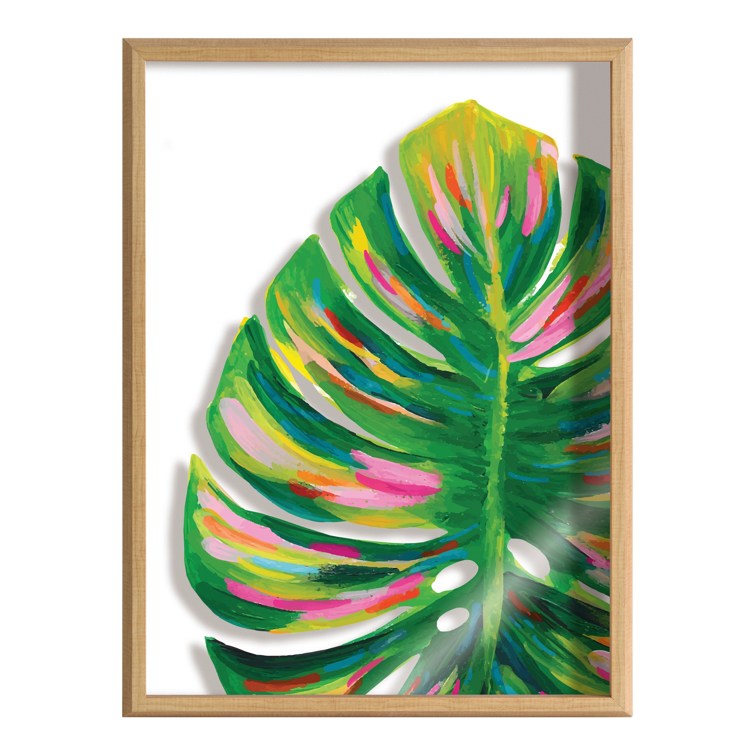 Blake Monstera Framed Printed Art by kateandlaurel - product image 14 for Resin Society