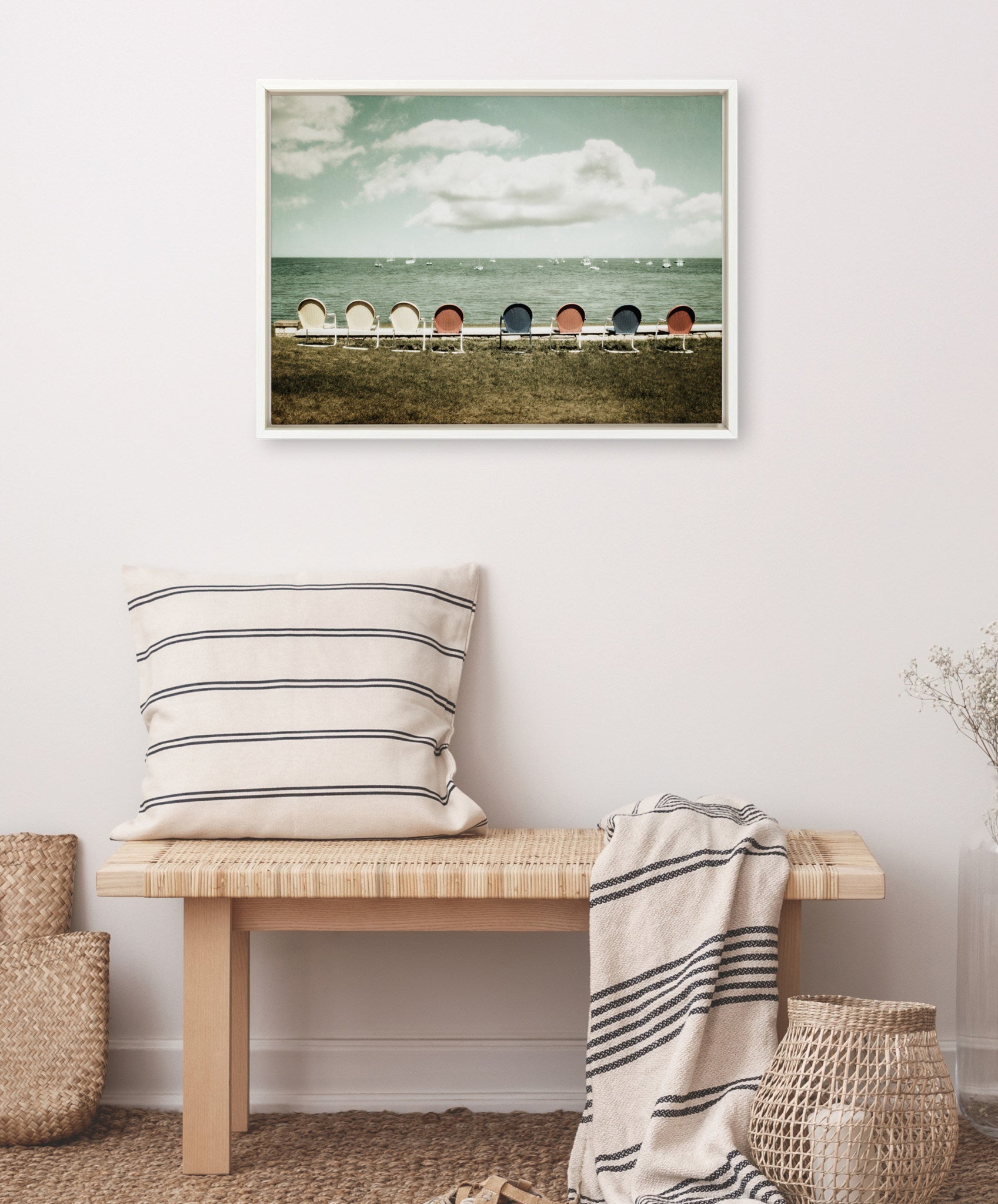 Sylvie Door County Framed Canvas by kateandlaurel - product image 6 for Resin Society