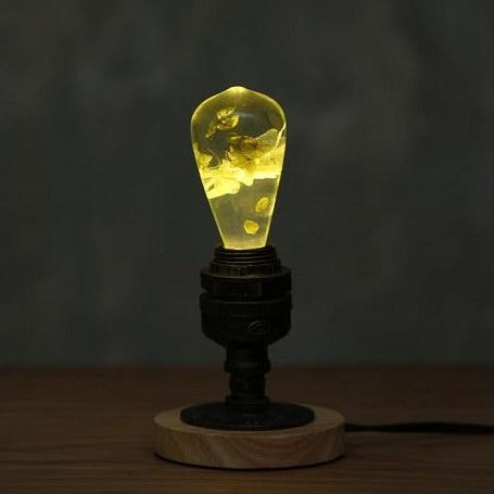 EP Light – White Hydrangea Resin LED Bulb
