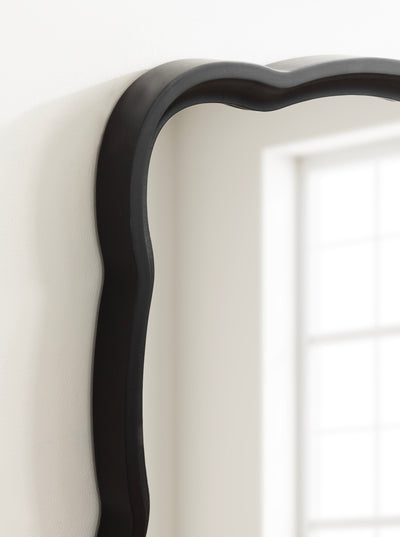 Hatherleigh Scallop Wood Wall Mirror by kateandlaurel - product image 17 for Resin Society