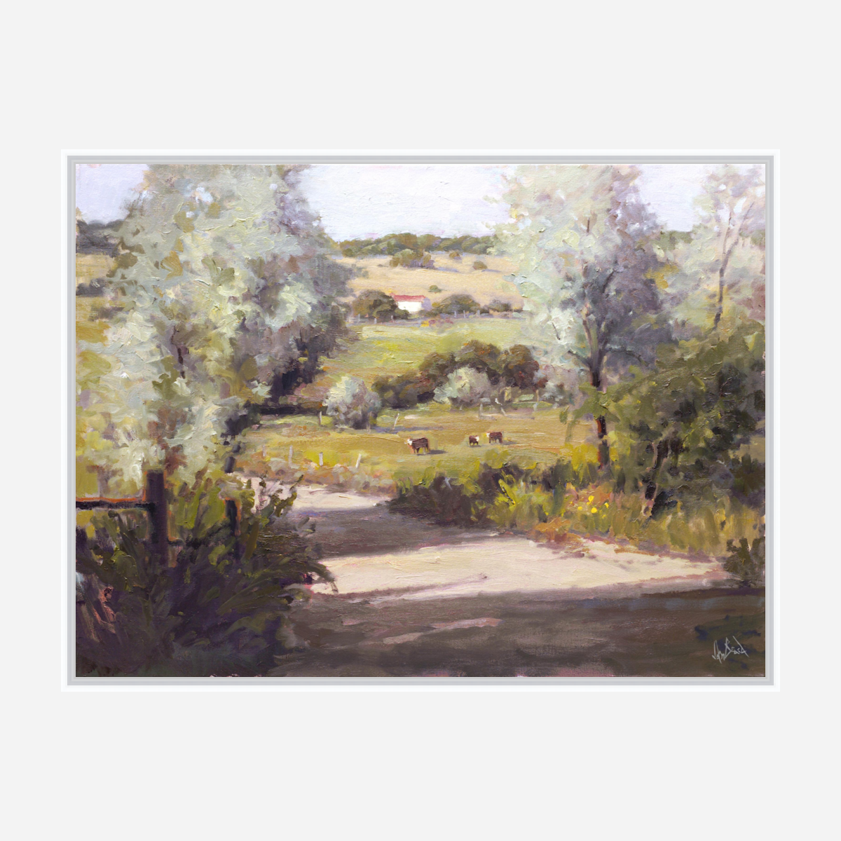 Willows Artist Enhanced Canvas Print by John Beard Collection - product image 6 for Resin Society