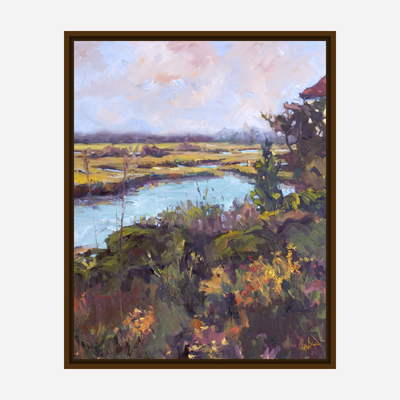 Wilmington Marsh Artist Enhanced Canvas Print by John Beard Collection - product image 6 for Resin Society